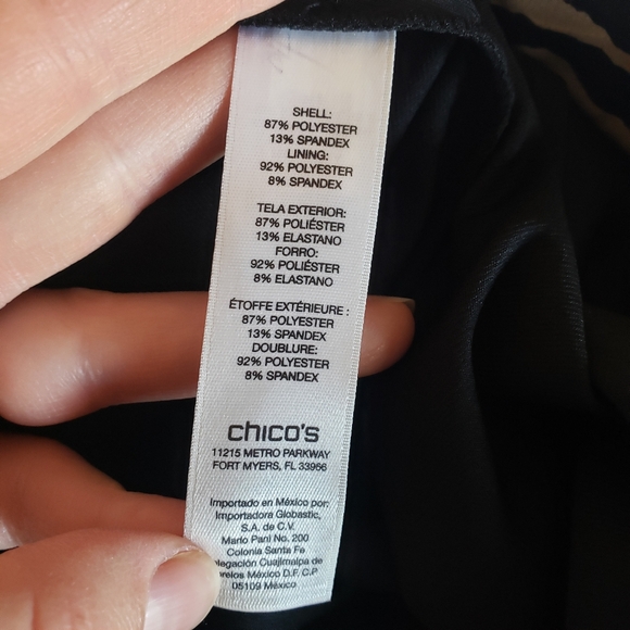 CHICO’S Zynergy Golf Size 0.5 (S/6) Leopard Print Skort Reversible Outfit - Picture 15 of 15